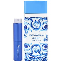 D & G Light Blue Capri In Love by Dolce & Gabbana EAU DE PARFUM SPRAY 0.27 OZ (TRAVEL SPRAY) for WOMEN