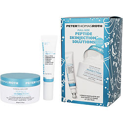 Peter Thomas Roth by Peter Thomas Roth Full-Size Peptide Skinjection Solutions Kit: Peptide Skinjection Fill + Fix Under-Eye Cream 0.5OZ + Peptide Skinjection Moisture Infusion Cream 1.7OZ -2pcs for WOMEN