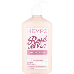 Hempz by Hempz Rose All Day Shimmer Body Moisturizer -500ml/17OZ for UNISEX