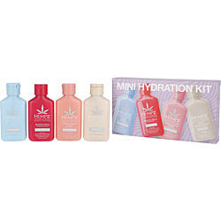 Hempz by Hempz Mini Hydration Kit - Brazilian Berry + Koa & Sweet Almond + Ocean Breeze + Sweet Jasmine & Rose Body Moisturizer -4x66ml/2.25OZ for UNISEX