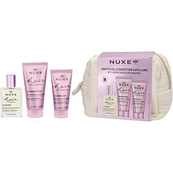 Nuxe by Nuxe HAIR PRODIGIEUX HIGH SHINE SHAMPOO 1.7 OZ & HIGH SHINE CONDITIONER 1.7 OZ & HAIR PRODIGIEUX PRE SHAMPOO NOURISHING MASK 1 OZ & BAG for WOMEN