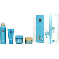 Rituals by Rituals The Ritual of Karma Set: Foaming Shower Gel 6.7OZ + Body Cream 3.4 OZ + Body Scrub 4.2 OZ + Body Mask 4.2OZ -4pcs for UNISEX