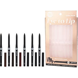 Nicka K by Nicka K Eye to Lip Value Pack: 3x Black Auto Eye