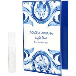 D & G Light Blue Capri In Love by Dolce & Gabbana EAU DE PARFUM VIAL