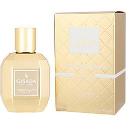 Gisada Ambassadora Gold by Gisada EAU DE PARFUM SPRAY 3.4 OZ for WOMEN