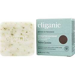 Cliganic by Cliganic Hydrating Bar Soap - Vetiver Jasmine -125g/4.4OZ for UNISEX