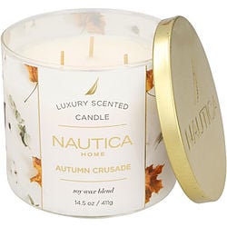 Nautica Autumn Crusade by Nautica SOY WAX BLEND CANDLE 14.5 OZ for UNISEX