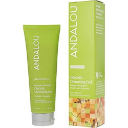Andalou Naturals by Andalou Naturals Resurfacing Glycolic Cleansing Gel -118ml/4OZ for WOMEN