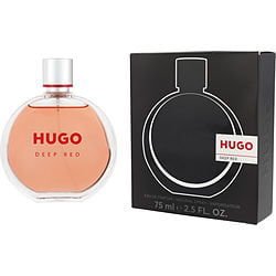 Hugo Deep Red by Hugo Boss EAU DE PARFUM SPRAY 2.5 OZ (NEW PACKAGING) for WOMEN