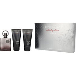 Afnan Supremacy Not Only Intense by Afnan Perfumes EXTRAIT DE PARFUM SPRAY 3.4 OZ & AFTERSHAVE BALM 5 OZ & SHOWER GEL 5 OZ for MEN