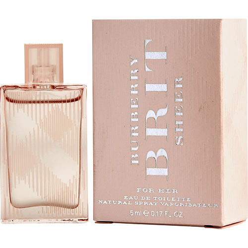 Burberry Brit Sheer Mini Eau De Toilette Travel Perfume .17oz 5ml for ...